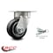 Service Caster 4 Inch Kingpinless Rubber on Aluminum Wheel Swivel Caster with Swivel Lock SCC SCC-KP30S420-RAR-BSL - alternate 3